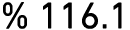 116.1 %