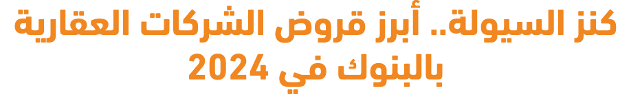كنز السيولة.. أبرز قروض الشركات العقارية بالبنوك في 2024