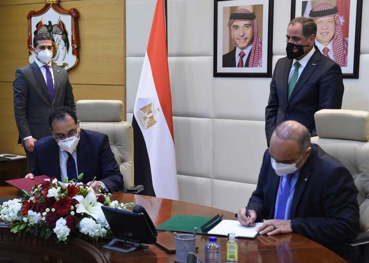 التعاون بين مصر والأردن