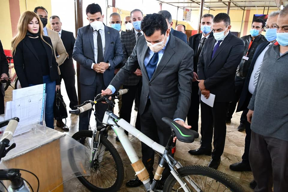 أشرف صبحي : نستعد لتسليم دراجات المرحلة الأولي من "دراجتك دخلك"
