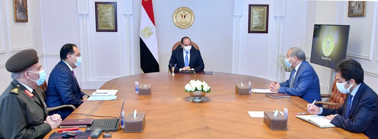 الرئيس السيسي يوجه بالحفاظ على مخزون القمح في مصر وكافة السلع الغذائية