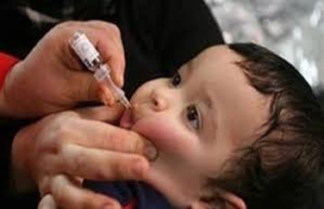  الانتهاء من الحملة القومية للتطعيم ضد شلل الأطفال اليوم