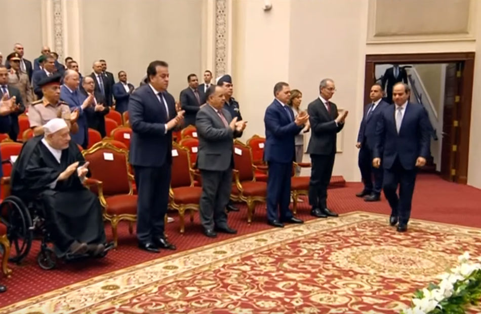 الرئيس السيسي يشهد احتفالية وزارة الأوقاف بليلة القدر