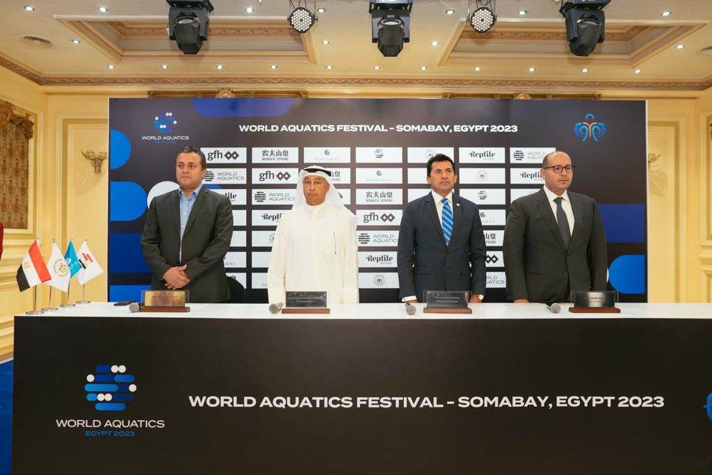 وزير الرياضة يعلن عن استضافة مصر ثلاث بطولات عالمية في الرياضات المائية