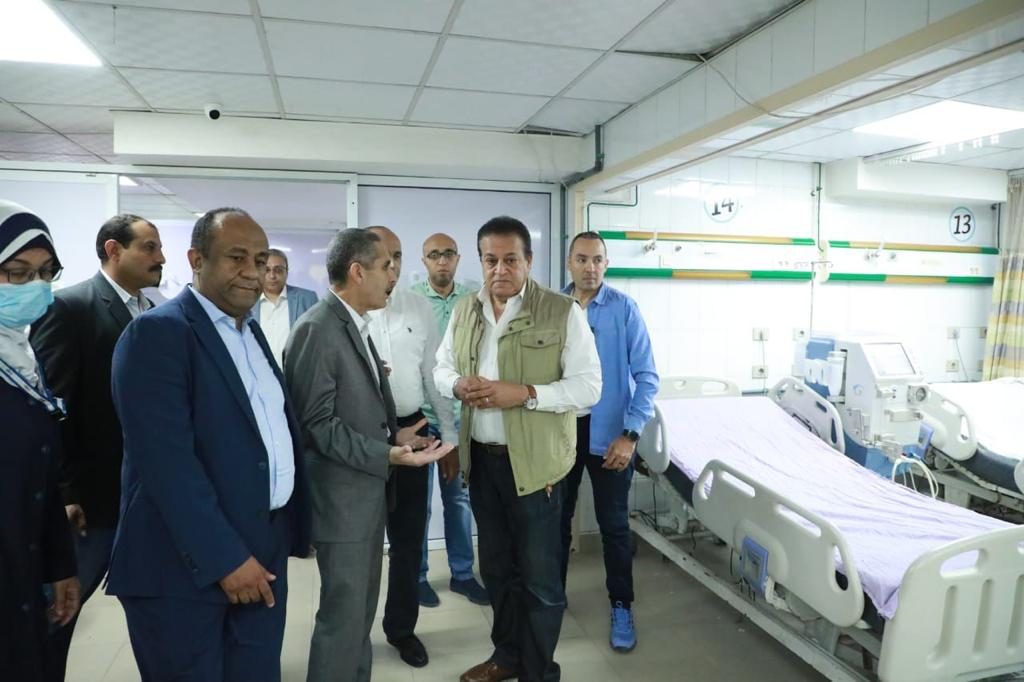 وزير الصحة يوجه توفير المستلزمات الطبية اللازمة لإنهاء قوائم الانتظار بمستشفى قلب المحلة